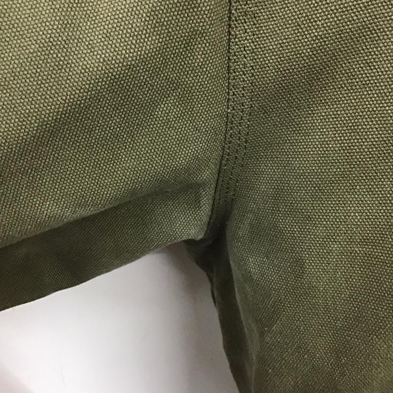 カーハート Carhartt ジャケット、上着 ジャケット、ブレザー ジップアップジャケット ジャンパー ジャケット カジュアルジャケット アウター M ロゴ、文字 カーキ / カーキ /  メンズ USED 古着 中古 10124237