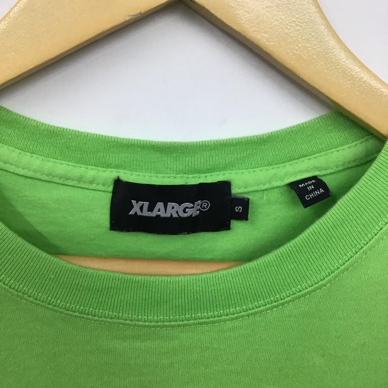 エクストララージ XLARGE Tシャツ 半袖 01191133 S/S TEE OG S プリント 黄緑 / イエローグリーン /  メンズ USED 古着 中古 10132030