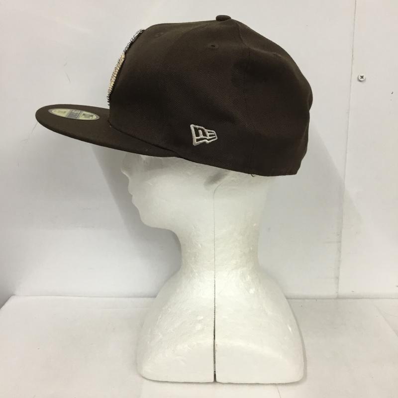 アベイシングエイプ A BATHING APE 帽子 キャップ NEW ERA ウール ロゴ、文字 茶 / ブラウン /  メンズ USED 古着 中古 10125214