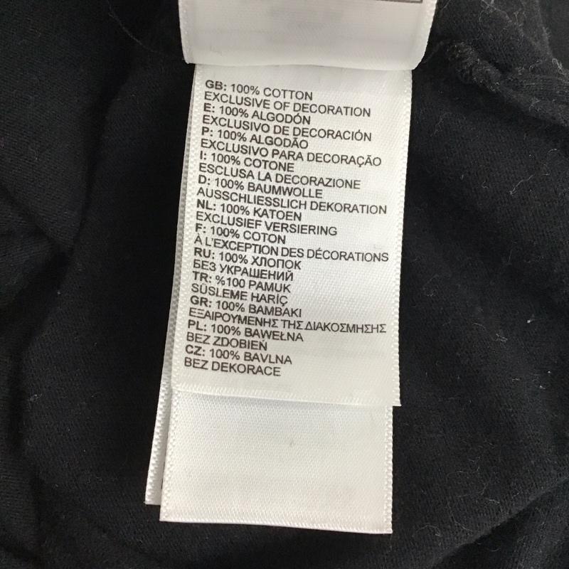 ザノースフェイス THE NORTH FACE Tシャツ 半袖 半袖カットソー プリントTシャツ クルーネックカットソー S ロゴ、文字 黒 / ブラック /  メンズ USED 古着 中古 10119536