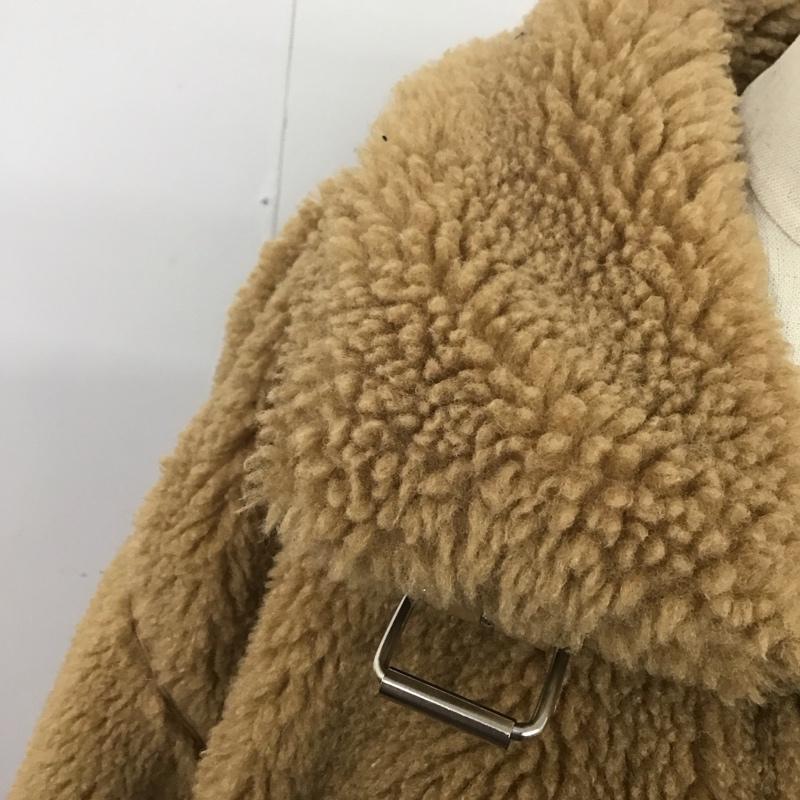 ザラ ZARA ジャケット、上着 ジャケット、ブレザー ジップアップジャケット ジャンパー ジャケット カジュアルジャケット アウター M 無地 茶 / ブラウン /  レディース USED 古着 中古 10124565