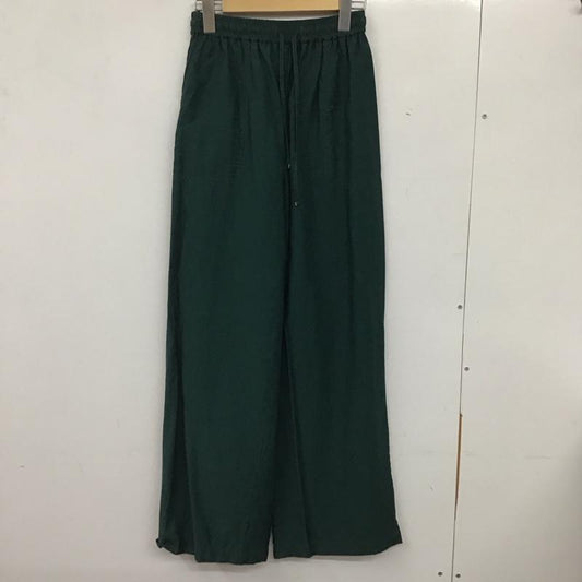ローリーズファーム LOWRYS FARM パンツ ワークパンツ、ペインターパンツ lf523008tk ワークパンツ カジュアルパンツ ワイドイージーパンツ FREE 無地 緑 / グリーン /  レディース USED 古着 中古 10136421