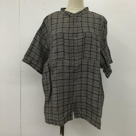 スタディオクリップ studio CLIP シャツ、ブラウス 半袖 L チェック マルチカラー / マルチカラー /  レディース USED 古着 中古 10106186