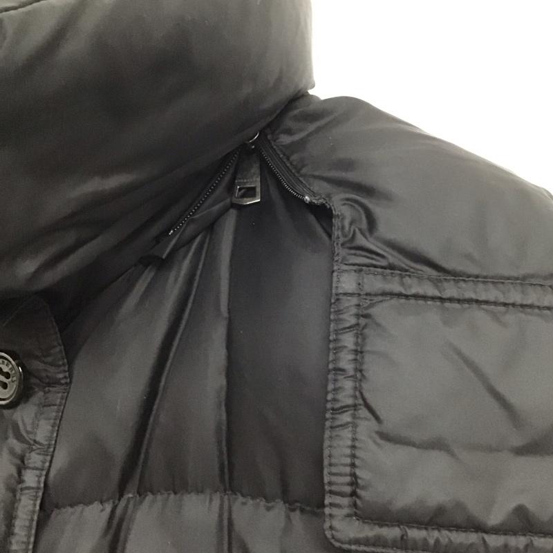 バーバリーロンドン Burberry London ベスト ベスト ベスト ジップアップベスト スタンドネック 40 無地 黒 / ブラック /  レディース USED 古着 中古 10134112