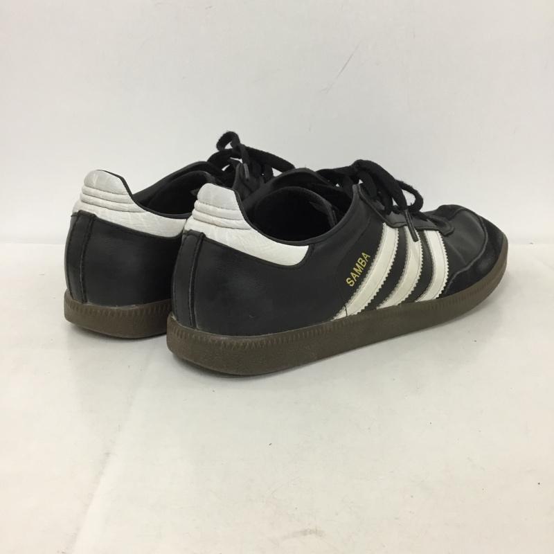 アディダス adidas スニーカー スニーカー 019000 Samba Leather サンバ レザー 26cm 26.0cm ロゴ、文字 黒 / ブラック / X 白 / ホワイト /  メンズ USED 古着 中古 10147713