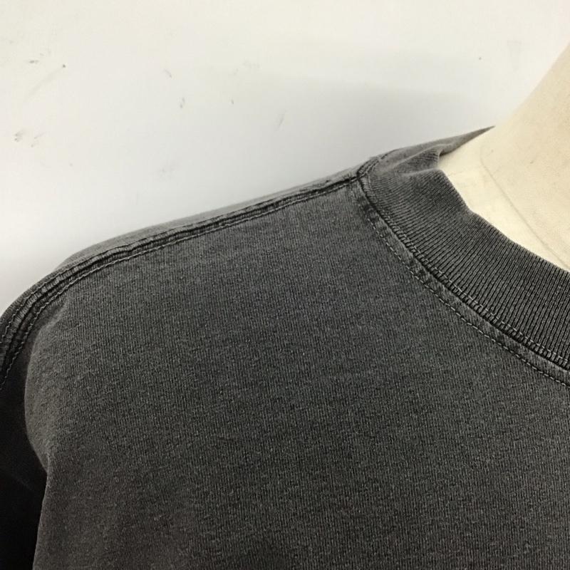 シャカ SHAKA Tシャツ 半袖 半袖カットソー プリントTシャツ クルーネックカットソー L 無地 灰 / グレー /  メンズ USED 古着 中古 10124657