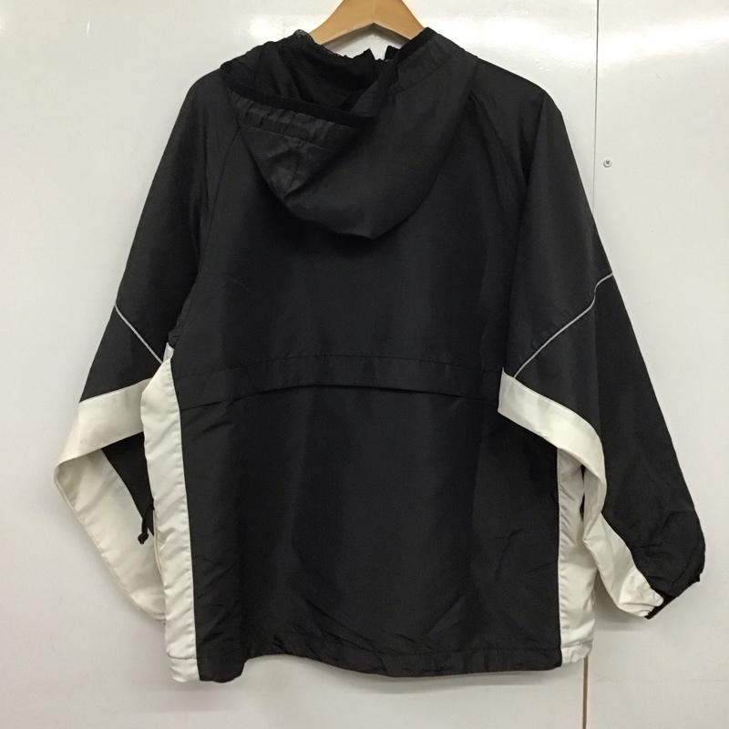 ナイキ NIKE ジャケット、上着 ジャンパー、ブルゾン ジップアップジャンパー パーカー アウター L ロゴ、文字 白 / ホワイト / X 黒 / ブラック /  メンズ USED 古着 中古 10142421