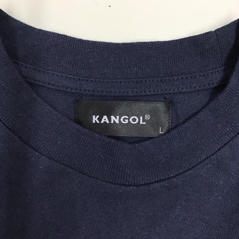 カンゴール KANGOL Tシャツ 半袖 7525-600-0053 NM KANGOL PKT TEE coen別注 L ワンポイント 紺 / ネイビー /  メンズ USED 古着 中古 10117049