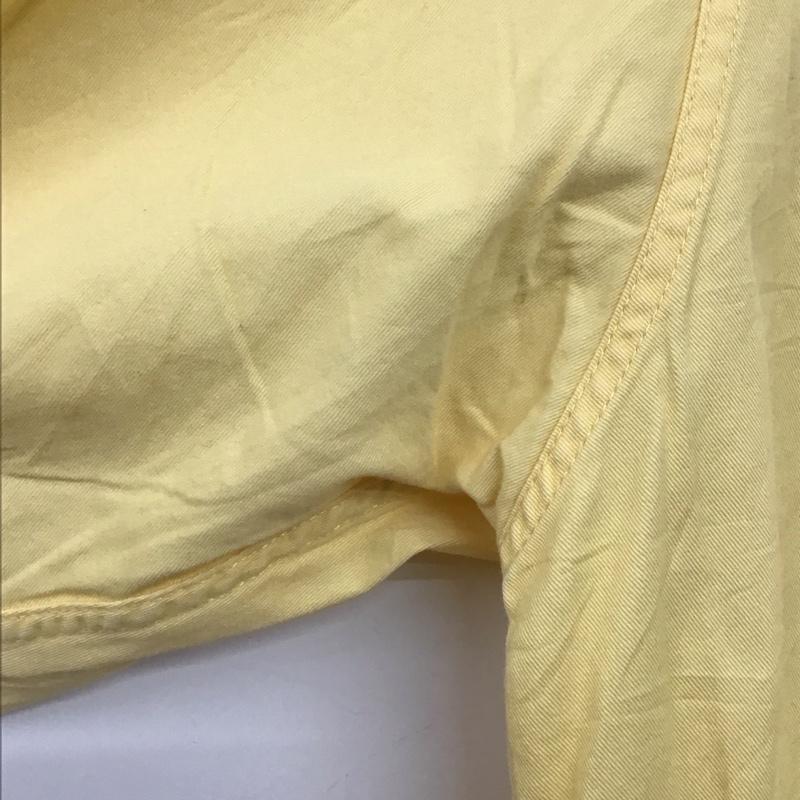 カーハート Carhartt シャツ、ブラウス 長袖 長袖シャツ 無地シャツ カラーシャツ L ロゴ、文字 黄 / イエロー /  メンズ USED 古着 中古 10141909
