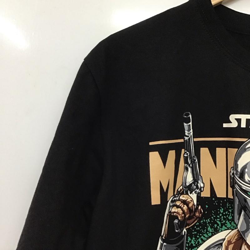 古着 USED Tシャツ 半袖 半袖カットソー プリントTシャツ クルーネックカットソー L プリント 黒 / ブラック /  メンズ USED 古着 中古 10148895