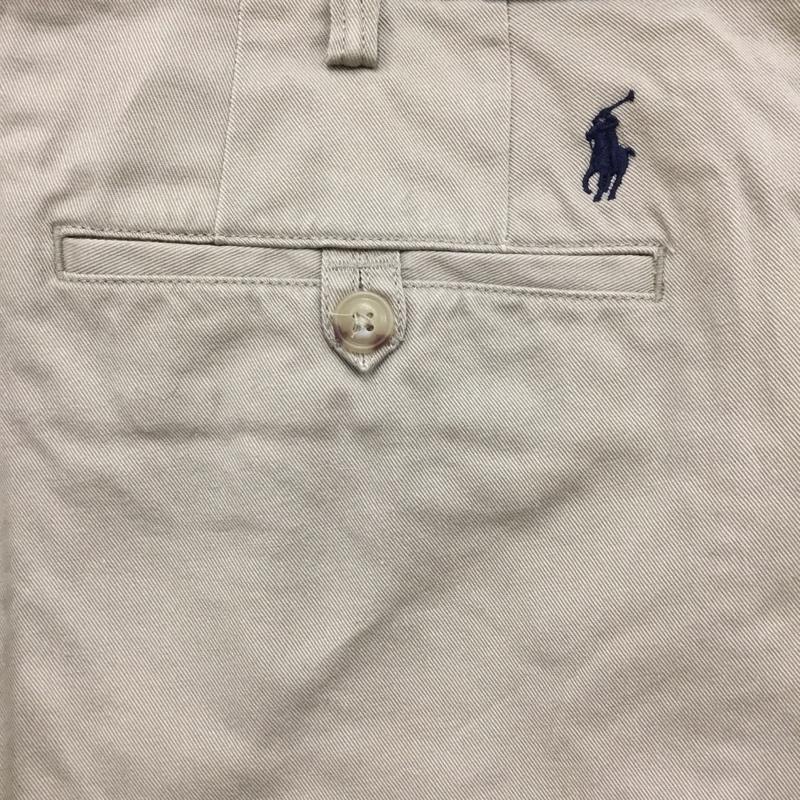 ポロラルフローレン POLO RALPH LAUREN パンツ チノパン チノパン カジュアルパンツ ワイドパンツ ストレートパンツ 40 無地 ベージュ / ベージュ /  メンズ USED 古着 中古 10112478
