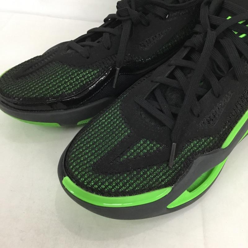 ナイキ NIKE スニーカー スニーカー DZ3330-003 JORDAN TATUM 1 PF 28cm 箱有 28.0cm ワンポイント 黒 / ブラック / X 薄緑 / ライトグリーン /  メンズ USED 古着 中古 10131044
