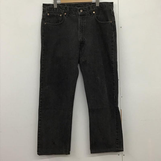 リーバイストラウスアンドコー Levi Strauss & co. パンツ デニム、ジーンズ デニムパンツ ワイドパンツ カジュアルパンツ 39インチ 無地 黒 / ブラック /  メンズ USED 古着 中古 10142339