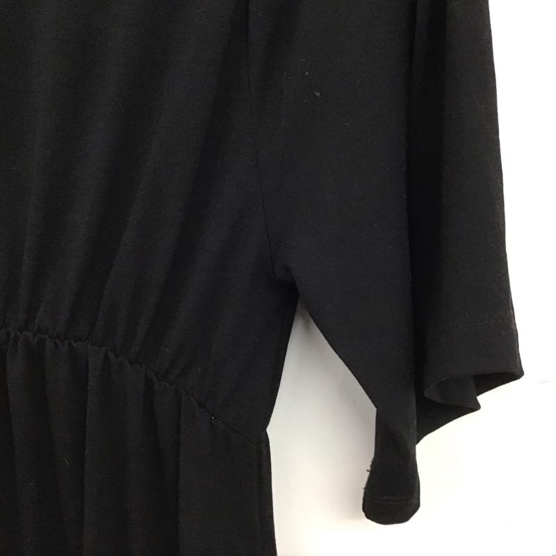アズールバイマウジー AZUL BY MOUSSY ワンピース ロングスカート 250hsf83-048d T/Fクリーンクールワンピース M 無地 黒 / ブラック /  レディース USED 古着 中古 10149082