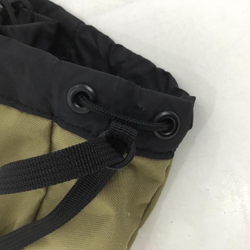 ケルティ KELTY ショルダーバッグ ショルダーバッグ キンチャク ショルダー 巾着 ロゴ、文字 ベージュ / ベージュ / X 黒 / ブラック /  メンズ USED 古着 中古 10148455
