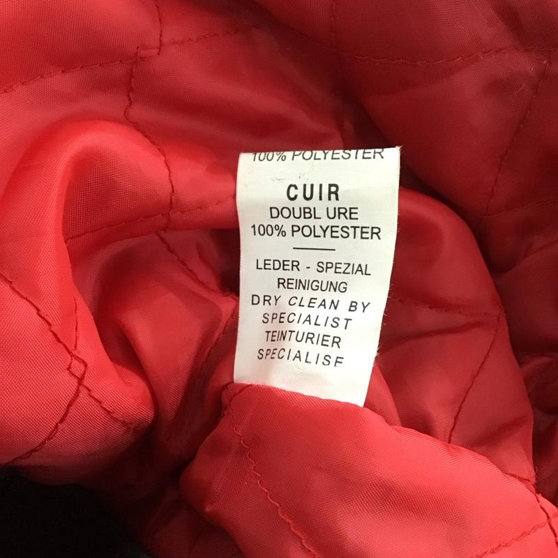 古着 USED ジャケット、上着 ジャケット、ブレザー レザージャケット ジップアップジャケット アウター ライダースジャケット XS 無地 黒 / ブラック /  メンズ USED 古着 中古 10139682