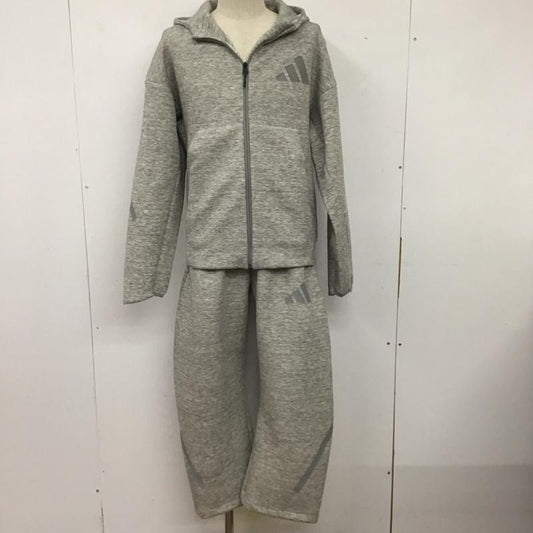 アディダス adidas セットアップ セットアップ jw4752 プレミアムフルジップパーカー スウェットパンツ 2点セット S 無地 灰 / グレー /  メンズ USED 古着 中古 10141323