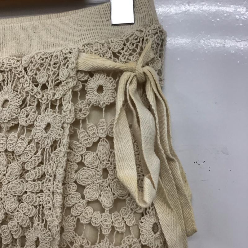ローリーズファーム LOWRYS FARM スカート ロングスカート FREE 無地 アイボリー / アイボリー /  レディース USED 古着 中古 10147234