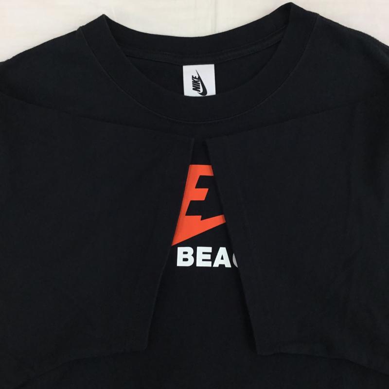 ナイキ NIKE Tシャツ 半袖 DD3070-010 Nike x Stussy International Beach Crew T-Shirt XL プリント X ロゴ、文字 黒 / ブラック /  メンズ USED 古着 中古 10141538