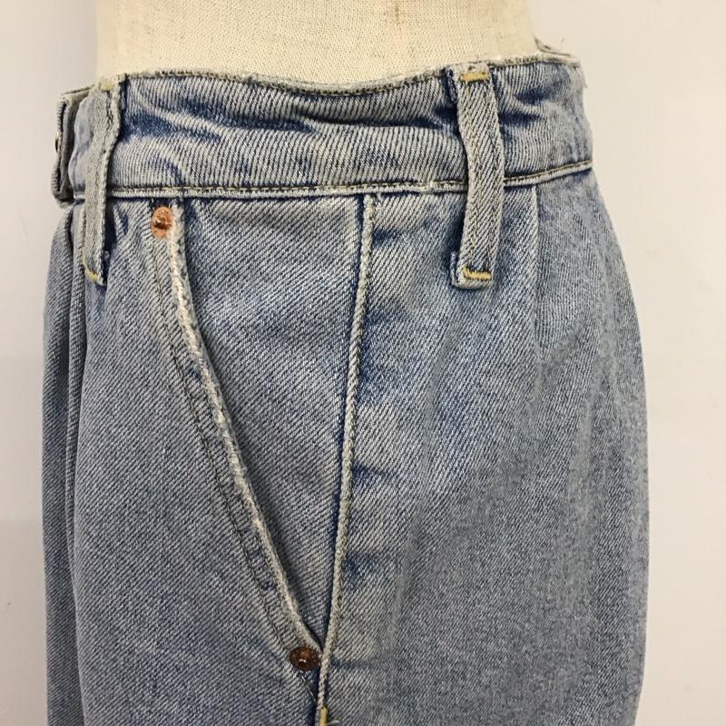 ザラ ZARA スカート ロングスカート デニムスカート フロントボタン XS 無地 青 / ブルー /  レディース USED 古着 中古 10121553