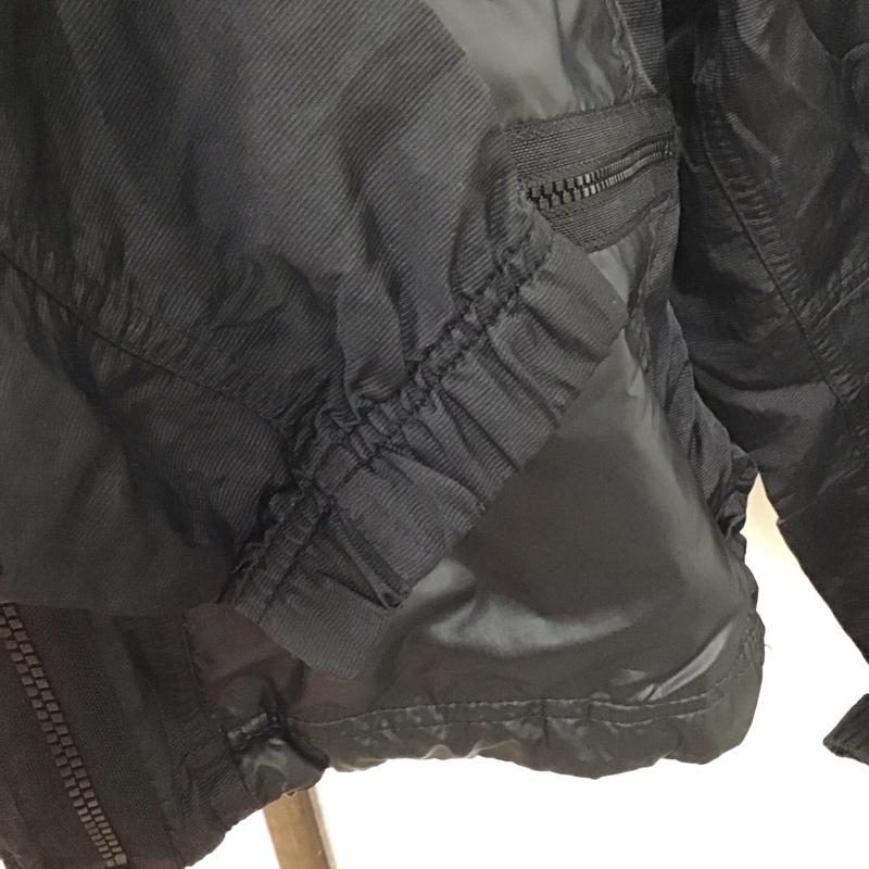 ナイキ NIKE ジャケット、上着 ジャンパー、ブルゾン BY2834-010 ウインドジャケット L ロゴ、文字 X プリント 黒 / ブラック /  レディース USED 古着 中古 10128223