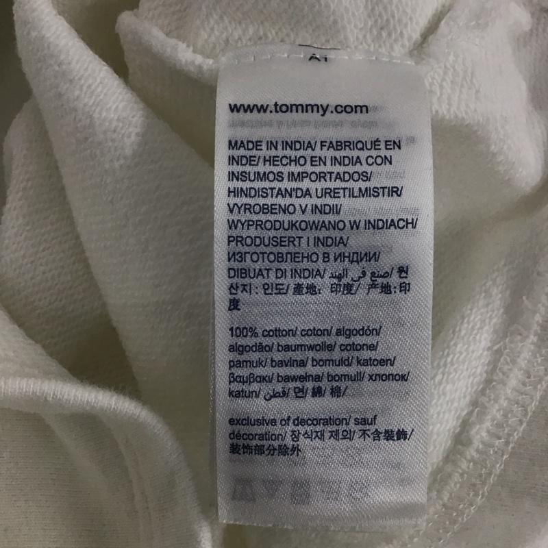 トミー ジーンズ TOMMY JEANS トレーナー 長袖 M ロゴ、文字 白 / ホワイト /  レディース USED 古着 中古 10133790
