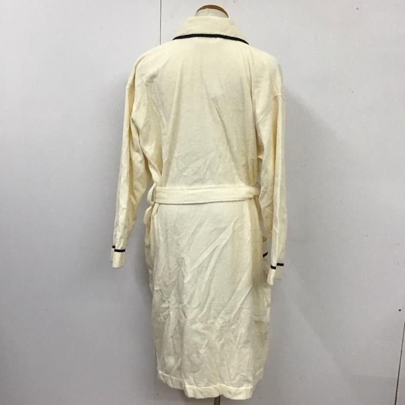 ラルフローレン RALPHLAUREN ウェア ウェア 6073-1530-29 タータンバインディングバスローブ タグ付き L ワンポイント アイボリー / アイボリー /  メンズ USED 古着 中古 10114957