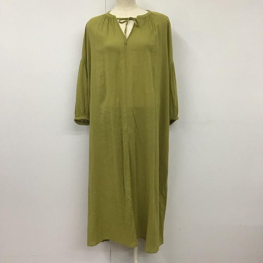 ローリーズファーム LOWRYS FARM ワンピース ロングスカート LF720005TK 長袖 FREE 無地 薄緑 / ライトグリーン /  レディース USED 古着 中古 10133458