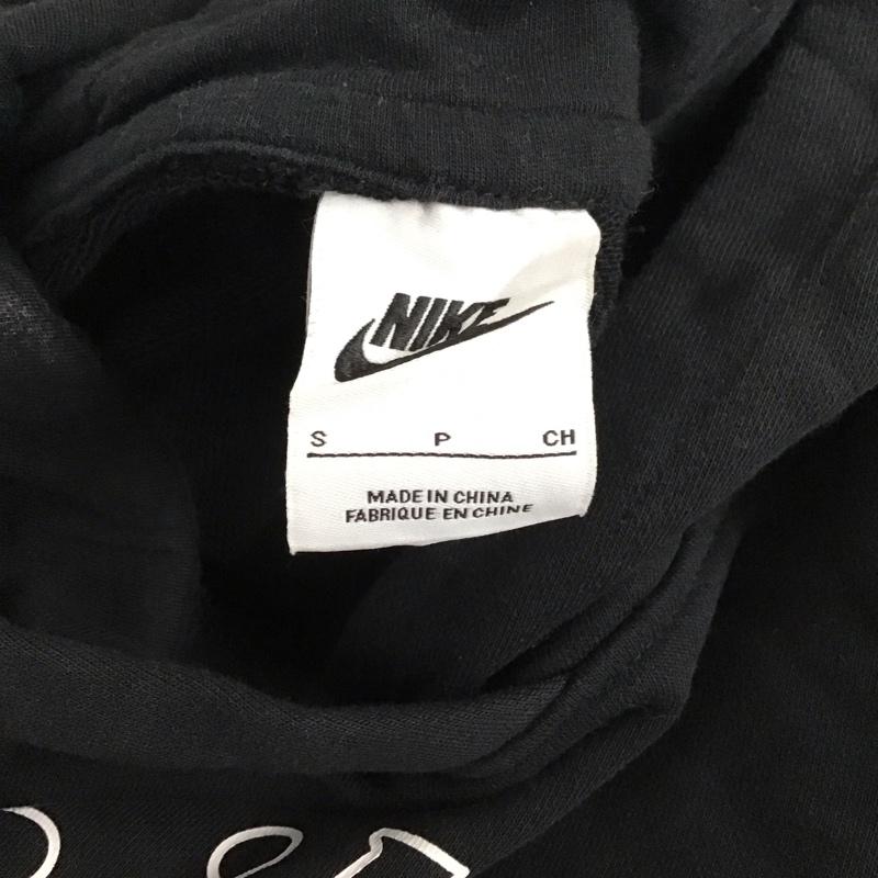ナイキ NIKE パーカー 長袖 DQ6256-010 IC FLC HOODIE MMBR S ロゴ、文字 X プリント 黒 / ブラック /  レディース USED 古着 中古 10128355