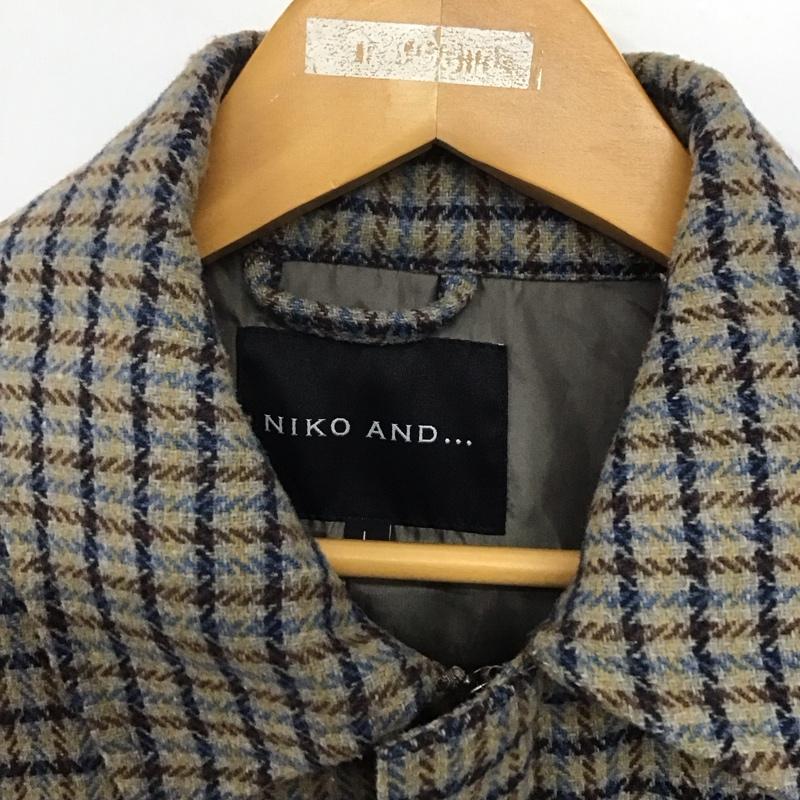 ニコアンド niko and... ジャケット、上着 ジャンパー、ブルゾン H225MJ08TO L チェック マルチカラー / マルチカラー /  メンズ USED 古着 中古 10146128