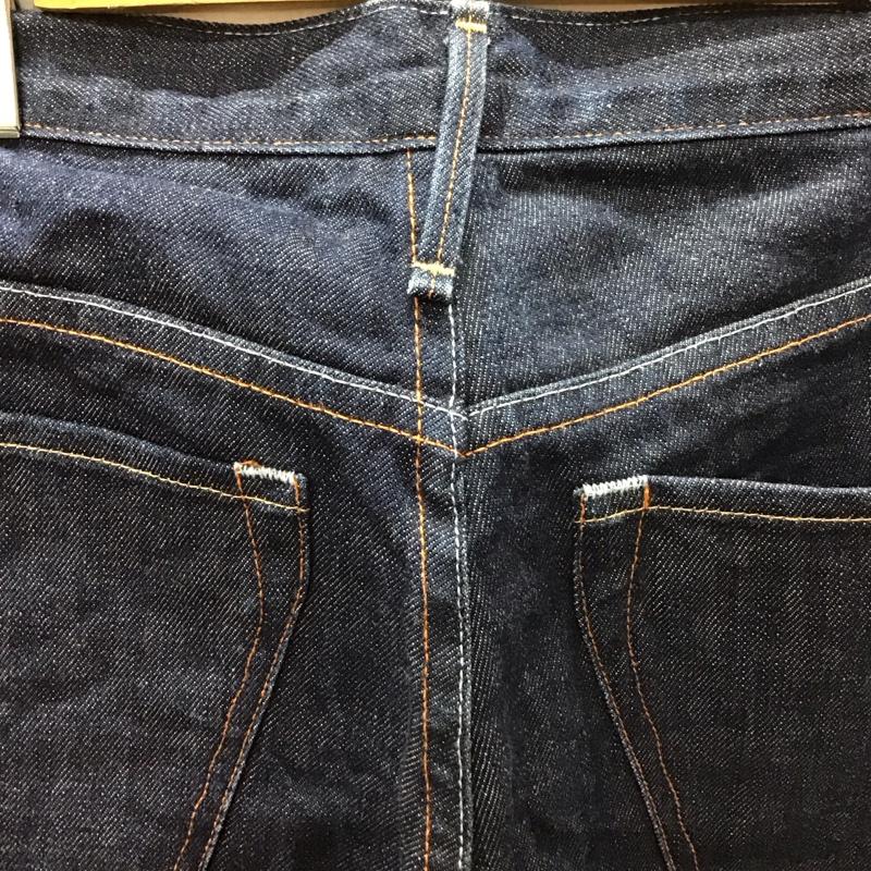 アーネストソーン earnest sewn パンツ デニム、ジーンズ スリム ストレート 30 無地 インディゴ / インディゴ /  レディース USED 古着 中古 10115413