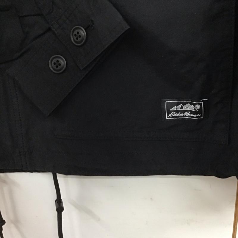 エディーバウアー Eddie Bauer ジャケット、上着 ジャケット、ブレザー ジップアップジャケット アウター 古着 S 無地 黒 / ブラック /  メンズ USED 古着 中古 10141658