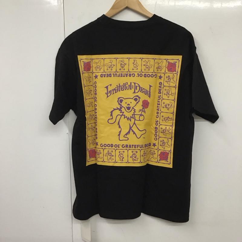 ジャーナルスタンダード JOURNAL STANDARD Tシャツ 半袖 半袖カットソー プリントTシャツ クルーネックカットソー M プリント 黒 / ブラック /  メンズ USED 古着 中古 10131630