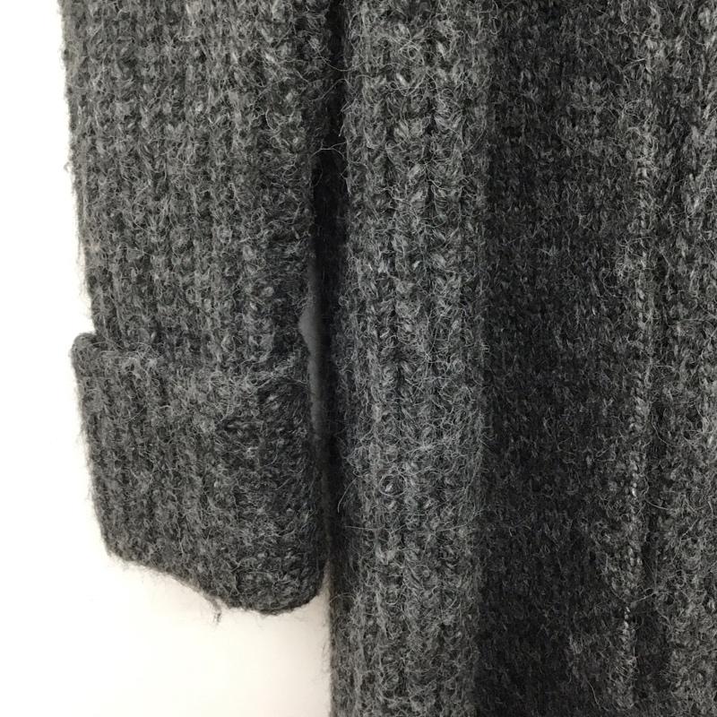 ザラ ZARA カーディガン 長袖 5755 180 922 ガウン ロング丈 XS 無地 灰 / グレー /  レディース USED 古着 中古 10145904