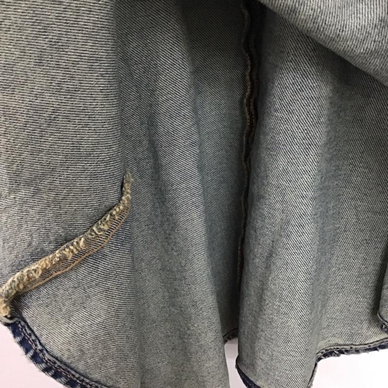 ザラ ZARA ワンピース ミニスカート デニム タグ付 S 無地 水色 / ライトブルー /  レディース USED 古着 中古 10151268