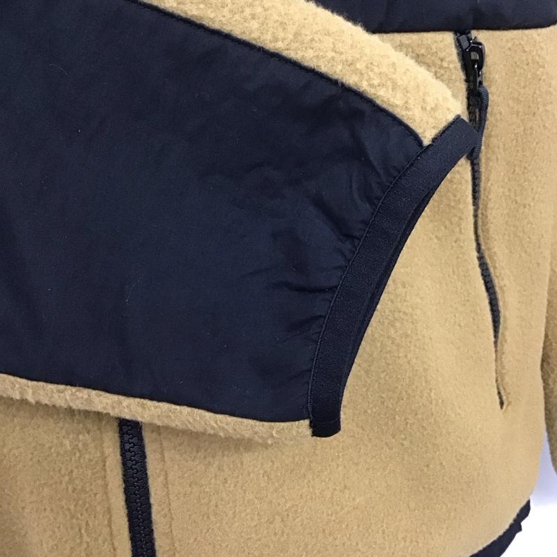 ザノースフェイス THE NORTH FACE ジャケット、上着 ジャンパー、ブルゾン na72051 デナリジャケット フリース ノーステックジップアップ アウトドア XL ロゴ、文字 黒 / ブラック / X ベージュ / ベージュ /  メンズ USED 古着 中古 10108679