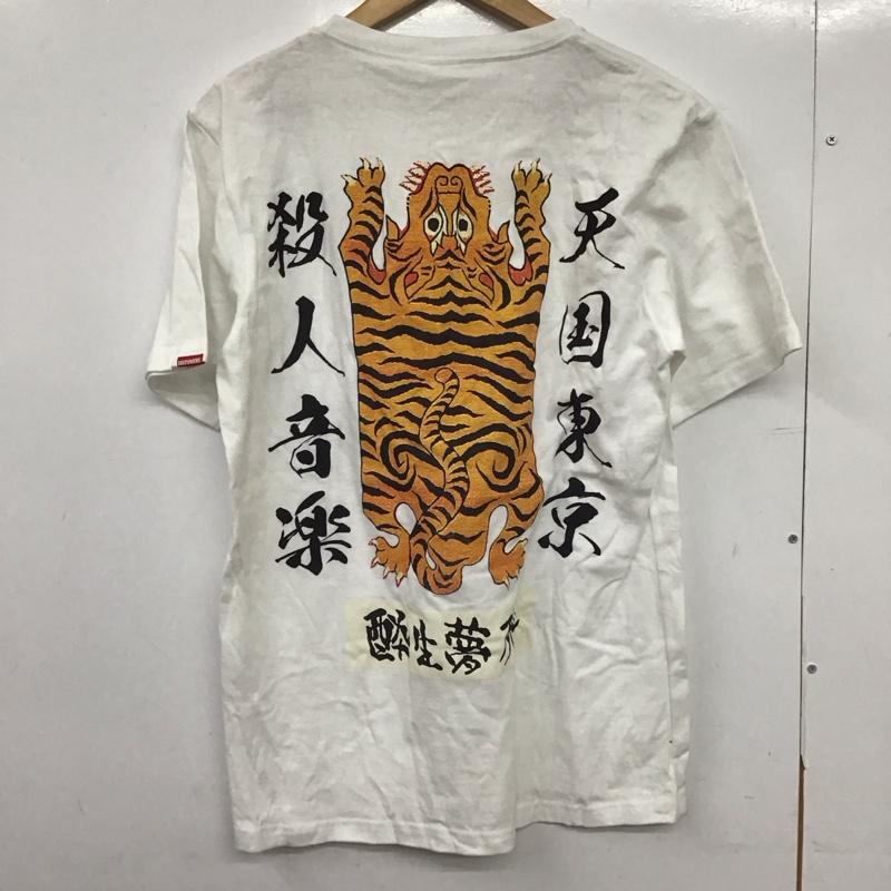 ギルティーパーティーズ GUILTYPARTIES Tシャツ 半袖 半袖カットソー プリントTシャツ クルーネックカットソー M プリント 白 / ホワイト /  メンズ USED 古着 中古 10149515