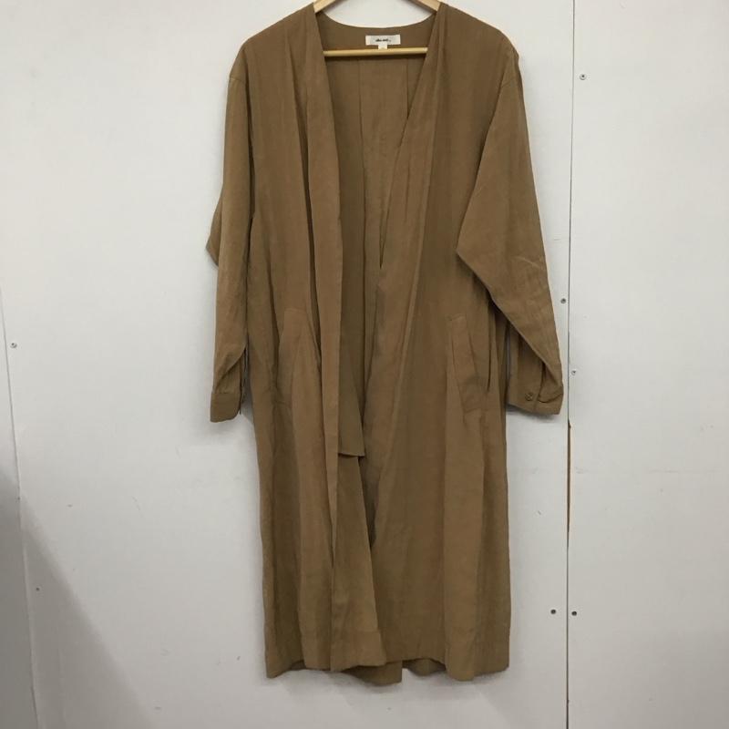 ニコアンド niko and... カーディガン 長袖 長袖カーディガン 前ボタン シャツカーディガン 4 無地 ベージュ / ベージュ /  レディース USED 古着 中古 10146672