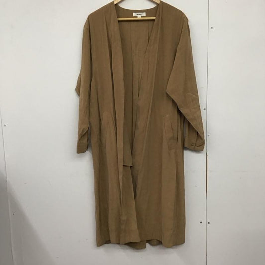 ニコアンド niko and... カーディガン 長袖 長袖カーディガン 前ボタン シャツカーディガン 4 無地 ベージュ / ベージュ /  レディース USED 古着 中古 10146672