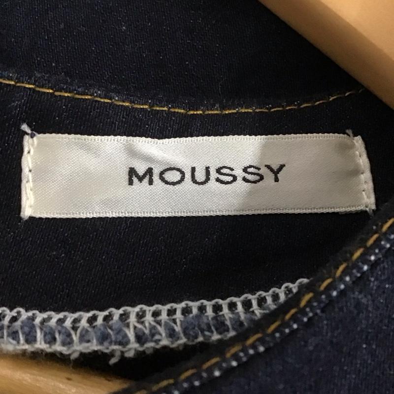 マウジー MOUSSY ワンピース ロングスカート 010DAG11-5610 PUFF SLEEVE DENIM DRESS デニム 長袖 1 無地 インディゴ / インディゴ /  レディース USED 古着 中古 10144431