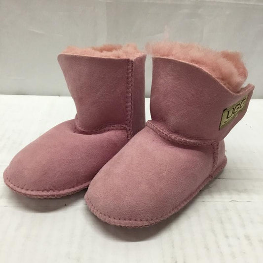 アグ UGG シューズ シューズ ベビーシューズ ロゴ、文字 桃 / ピンク /  ガールズ USED 古着 中古 10110058