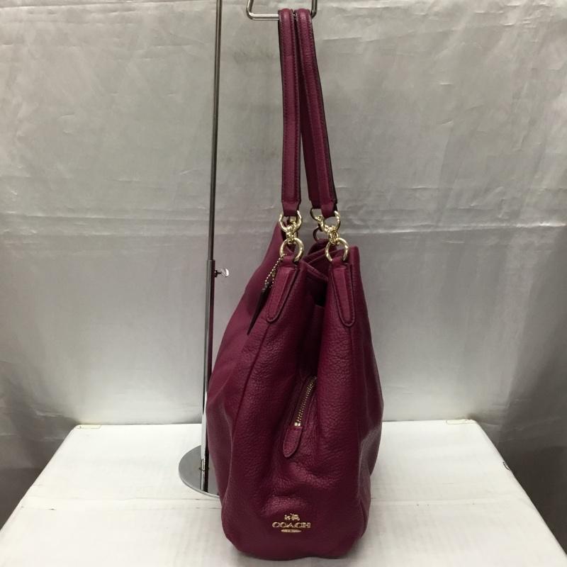 コーチ COACH トートバッグ トートバッグ F35723 レザー 無地 ボルドー / ボルドー /  レディース USED 古着 中古 10115581