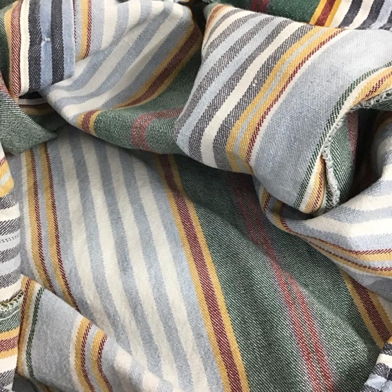 古着 USED シャツ、ブラウス 長袖 長袖シャツ ストライプシャツ カラーシャツ ボタンダウンシャツ M ストライプ マルチカラー / マルチカラー /  メンズ USED 古着 中古 10142599