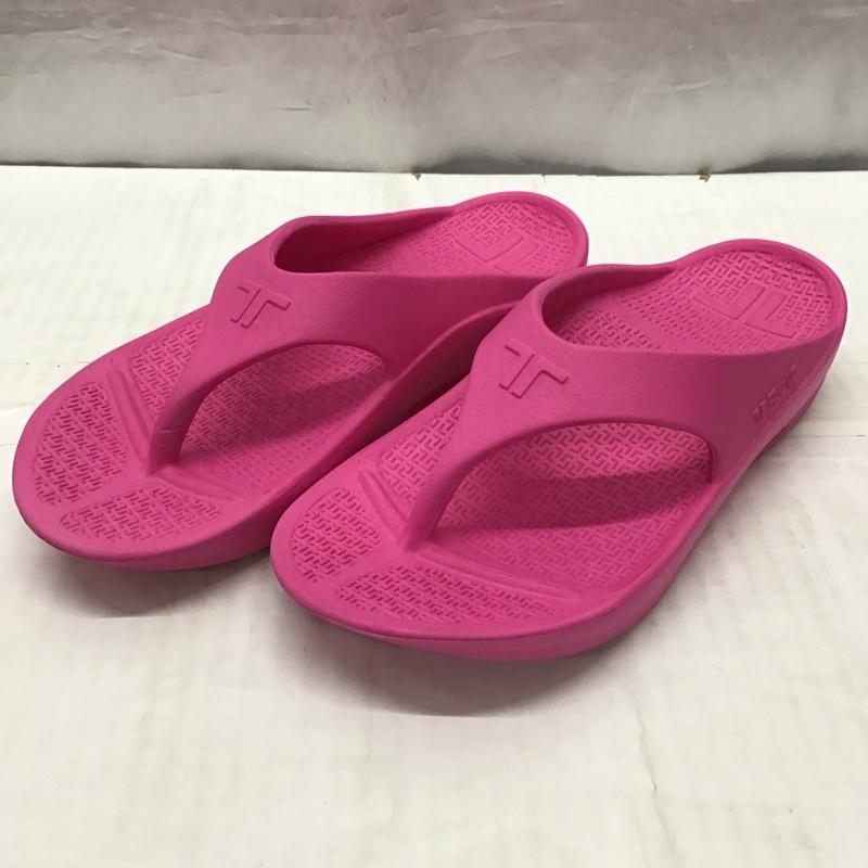 テリック TELIC サンダル サンダル 23～23.5cm TELIC FLIP FLOP リカバリーサンダル S 無地 桃 / ピンク /  レディース USED 古着 中古 10120435