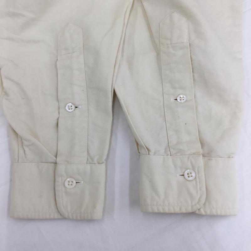 ポロラルフローレン POLO RALPH LAUREN シャツ、ブラウス 長袖 POLO　SPORTSMAN M ロゴ、文字 X 刺繍 ベージュ / ベージュ /  メンズ USED 古着 中古 10128101