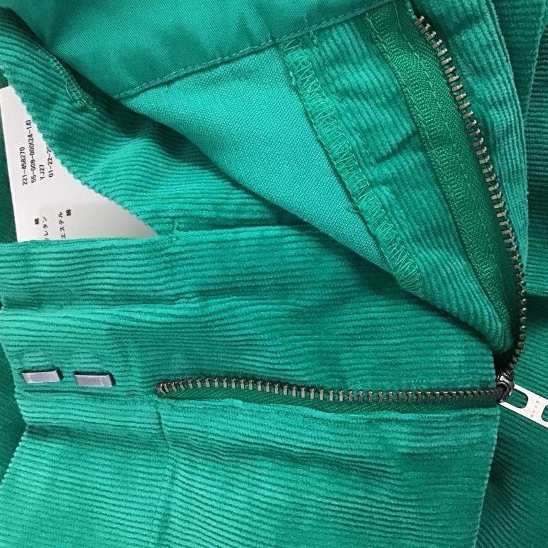 ユニクロ UNIQLO ボトムス ボトムス MARNI コーデュロイパンツ 3L 無地 緑 / グリーン /  メンズ USED 古着 中古 10121901