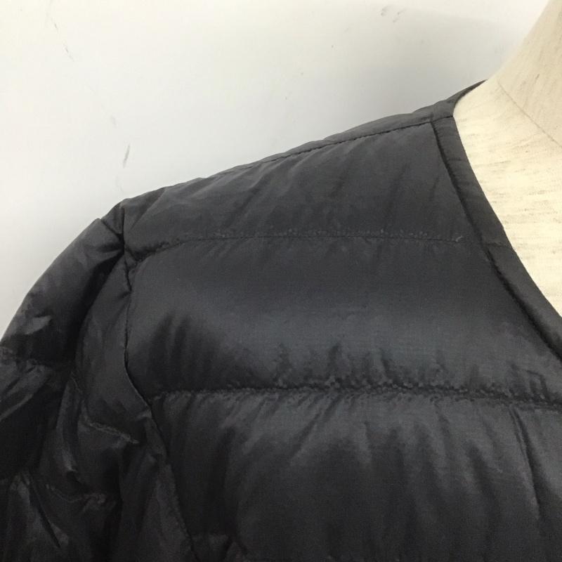 モンベル mont-bell ジャケット、上着 ダウンジャケット 1101503 スペリオダウン ラウンドネックジャケット ノーカラー L ロゴ、文字 黒 / ブラック /  メンズ USED 古着 中古 10107055