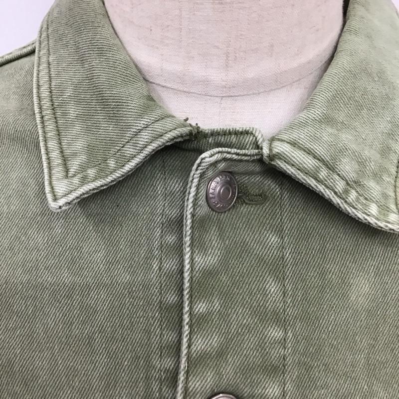 ザラ ZARA ジャケット、上着 ジャケット、ブレザー 4454 401 505 コットン L 無地 カーキ / カーキ /  メンズ USED 古着 中古 10119153