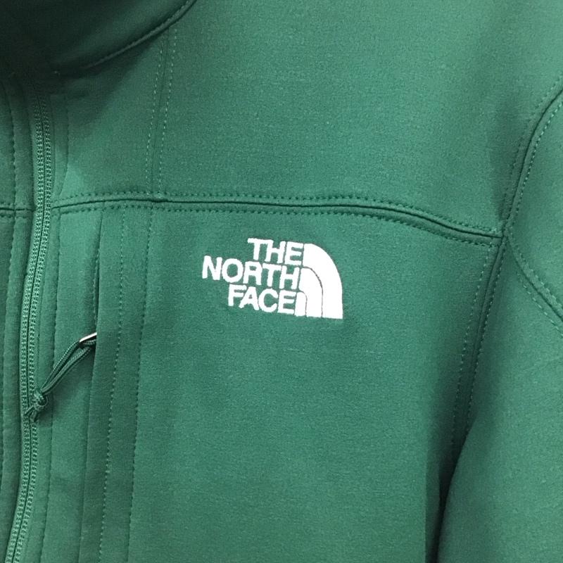 ザノースフェイス THE NORTH FACE ジャケット、上着 ジャケット、ブレザー NF0A3VM8 シンダーハードフェイスフリースフルジップジャケット ジップアップジャケット M 無地 X ロゴ、文字 緑 / グリーン /  メンズ USED 古着 中古 10134933