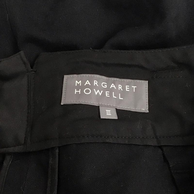 マーガレットハウエル MARGARET HOWELL パンツ スラックス 3 無地 黒 / ブラック /  レディース USED 古着 中古 10132409